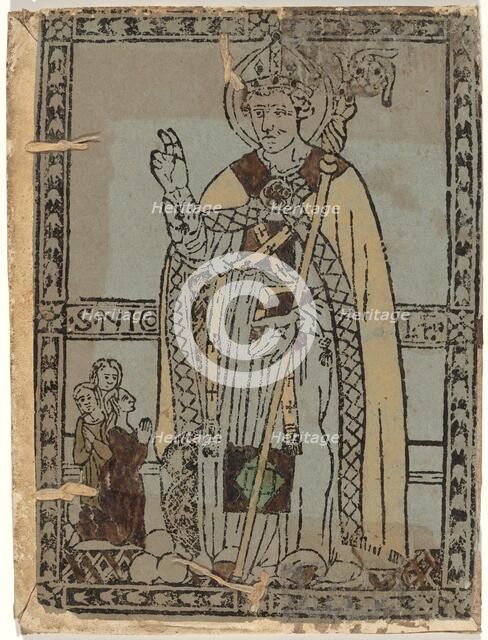 Saint Nicolas of Myra, 1470s. Creator: Unknown.