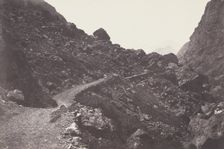 Saint-Sauveur. Sentier du chaos conduisant à Gavarnie (Saint-Sauveur. The Path to Chaos..., 1853. Creator: Joseph Vigier