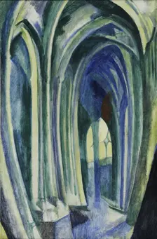Saint Séverin No. 5. The Rainbow, 1909-1910. Artist: Delaunay, Robert (1885–1941)