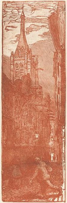 Saint-Severin, published 1901. Creator: Auguste Lepere