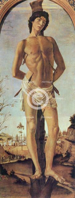 'Saint Sebastian', 1474.  Artist: Sandro Botticelli