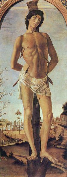 Saint Sebastian 1474. Artist: Sandro Botticelli
