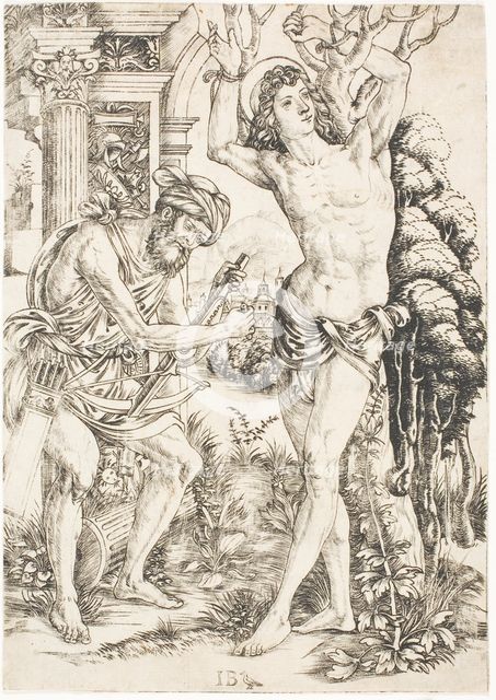 Saint Sebastian, 1506/07. Creator: Master I.B. with the Bird.
