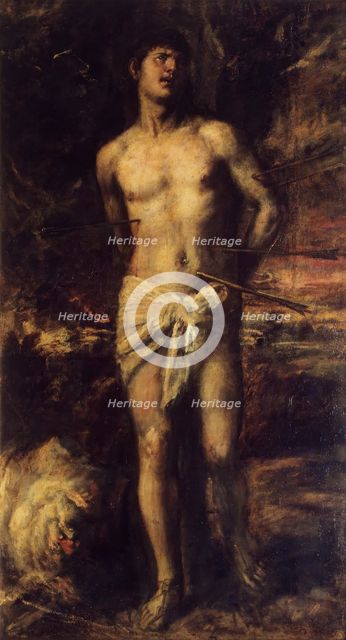 Saint Sebastian, 1570. Creator: Titian.