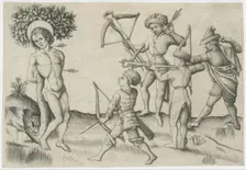 Saint Sebastian, 15th century. Creator: Master of the Playing Cards