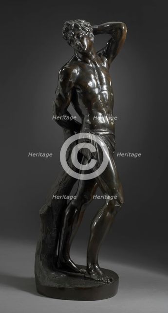 Saint Sebastian, 18th century cast. Creator: After Alessandro Vittoria (Italy, Trent, active Italy, Venice, 1525-1608).