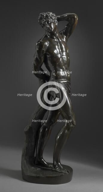 Saint Sebastian, 18th century cast. Creator: After Alessandro Vittoria (Italy, Trent, active Italy, Venice, 1525-1608).
