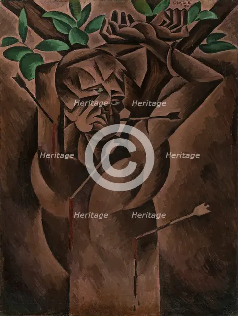 Saint Sebastian, 1912. Creator: Kubista; Bohumil (1884-1918).