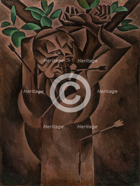 Saint Sebastian, 1912. Creator: Kubista; Bohumil (1884-1918).