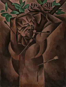 Saint Sebastian, 1912. Creator: Kubista; Bohumil (1884-1918)