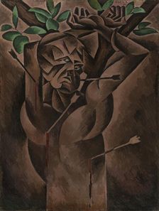 Saint Sebastian, 1912. Creator: Kubista; Bohumil (1884-1918)