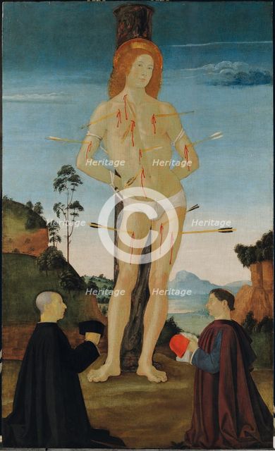 Saint Sebastian.