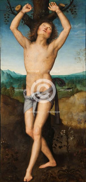 Saint Sebastian.
