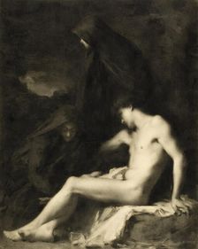 Saint Sebastian Attended by Saint Irene, c1889. Creator: Jean Jacques Henner