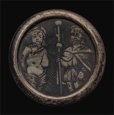 Saint Sebastian and Saint Roch, 15th century. Creator: Unknown