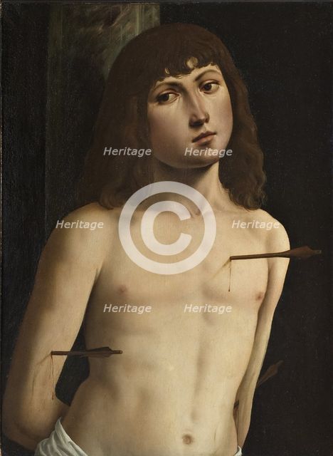 Saint Sebastian. Artist: Costa, Lorenzo (1460-1535)