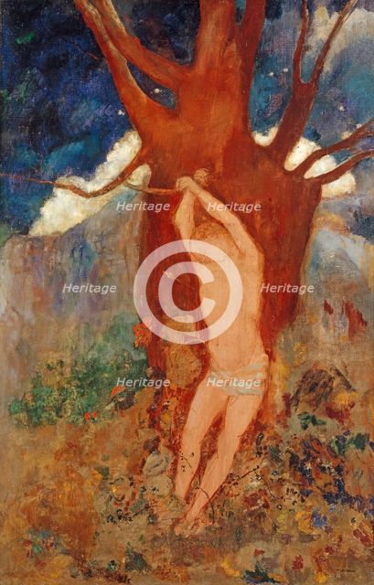 Saint Sebastian (Basel), 1910. Creator: Odilon Redon.
