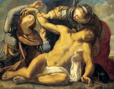 Saint Sebastian Being Cured by Saint Irene and a Servant, c1605-1610 ?. Creator: Carracci school