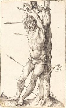 Saint Sebastian Bound to the Tree, 1500/1501. Creator: Albrecht Durer