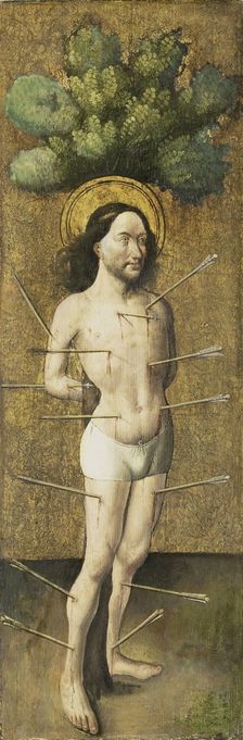 Saint Sebastian, c.1460. Creator: Master ES