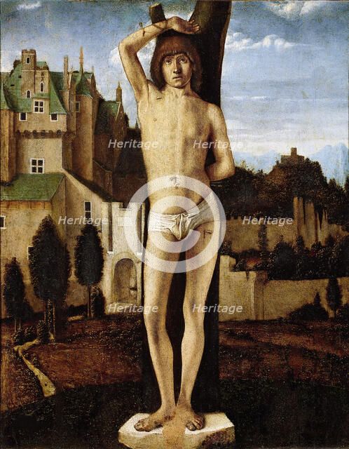 Saint Sebastian, c. 1480. Creator: Montagna, Bartolomeo (1449-1523).