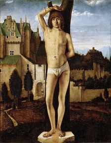 Saint Sebastian, c. 1480. Creator: Montagna, Bartolomeo (1449-1523)