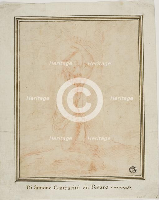 Saint Sebastian, c. 1639. Creator: Simone Cantarini.