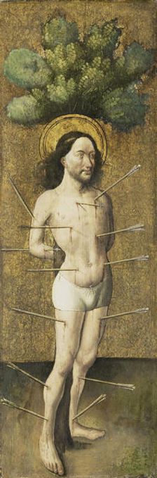 Saint Sebastian, c.1460. Creator: Master ES