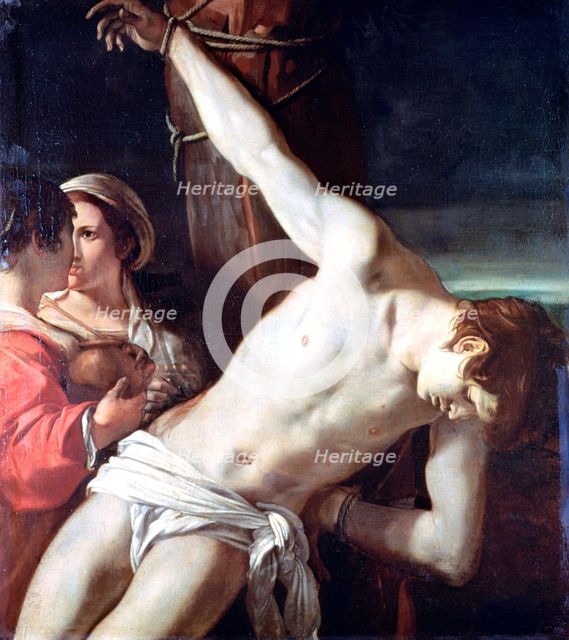 'Saint Sebastian', c1611-1666. Artist: Guercino