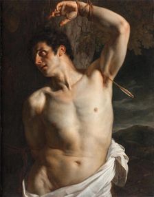 Saint Sebastian, c1820-1850s. Creator: Paul Delaroche