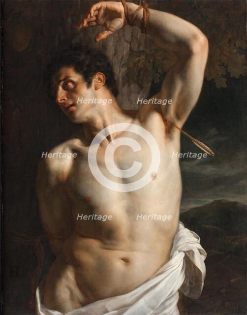 Saint Sebastian, c1820-1850s. Creator: Paul Delaroche.