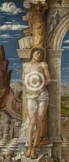 Saint Sebastian, ca 1459. Artist: Mantegna, Andrea (1431-1506)