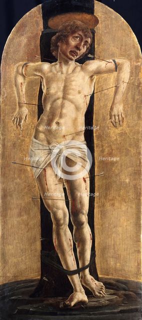 Saint Sebastian, ca 1484. Artist: Tura, Cosimo (before 1431-1495)