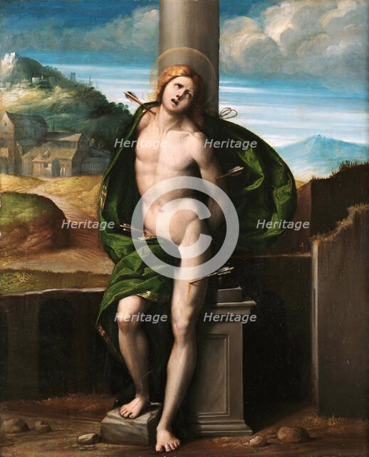 Saint Sebastian, ca 1521-1525. Creator: Garofalo, Benvenuto Tisi da (1481-1559).