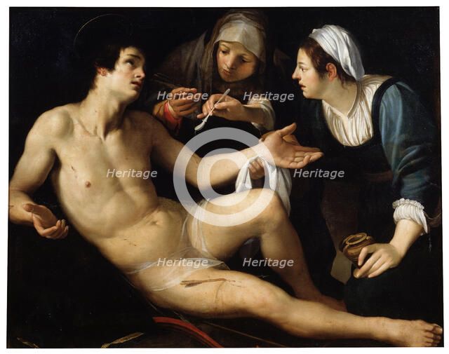 'Saint Sebastian', late 16th or early 17th century.  Artist: Francesco Rustici