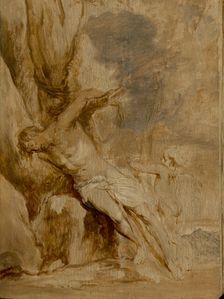 Saint Sebastian Tended by an Angel, about 1630-1632. Creator: Anthony van Dyck