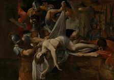 Saint Sebastian Thrown into the Cloaca Maxima, 1612. Creator: Lodovico Carracci