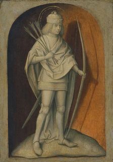 Saint Sebastian (verso), 1480. Creator: Master of the Magdalen Legend