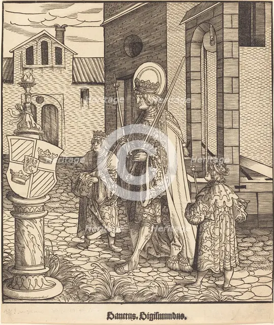 Saint Sigismundus, 1516/1518. Creator: Leonhard Beck.