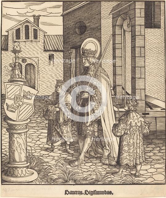 Saint Sigismundus, 1516/1518. Creator: Leonhard Beck.