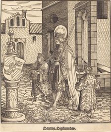 Saint Sigismundus, 1516/1518. Creator: Leonhard Beck
