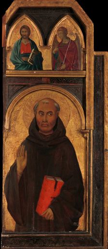 Saint Silvester Gozzolini, 1320s. Creator: Segna di Buonaventura