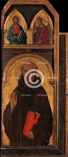 Saint Silvester Gozzolini, 1320s. Creator: Segna di Buonaventura.