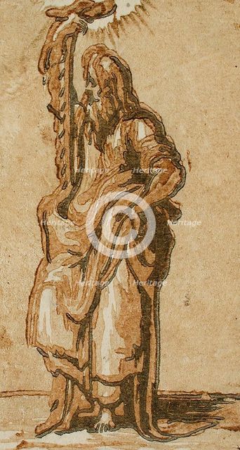 Saint Simon, between circa 1539 and circa 1540s. Creators: Parmigianino, Andrea Andreani.