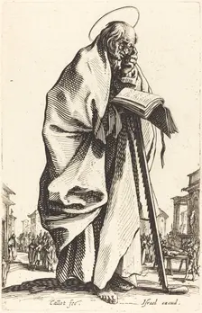Saint Simon, published 1631. Creator: Jacques Callot