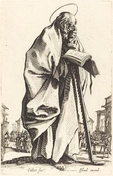 Saint Simon, published 1631. Creator: Jacques Callot