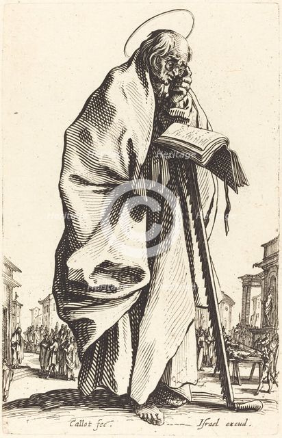 Saint Simon, published 1631. Creator: Jacques Callot.