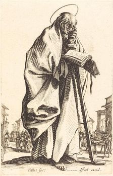 Saint Simon, published 1631. Creator: Jacques Callot