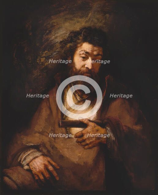 Saint Simon the Apostle, 1661. Creator: Rembrandt van Rhijn (1606-1669).