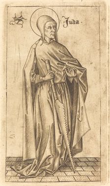 Saint Simon Zelotes (?) or Saint Judas Thaddeus (?), c. 1470/1480. Creator: Israhel van Meckenem